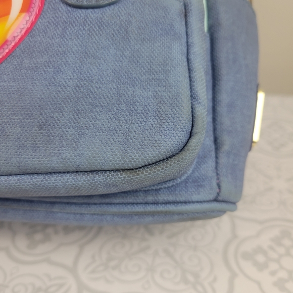 LISA FRANK LOUNGEFLY Painter Panda Heart Rainbow Backpack - Picture 4 of 15